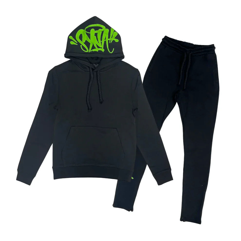 Syna World Logo Tracksuit - Black / Green