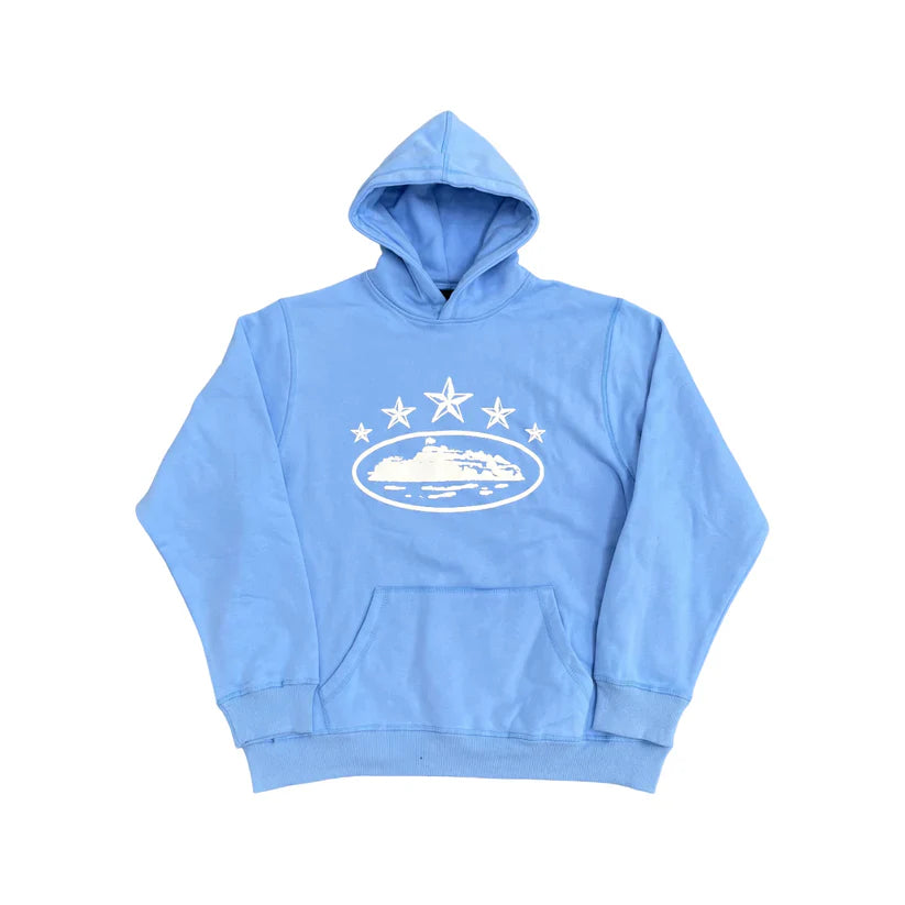 5 Starz Alcatraz Hoodie - Baby blue