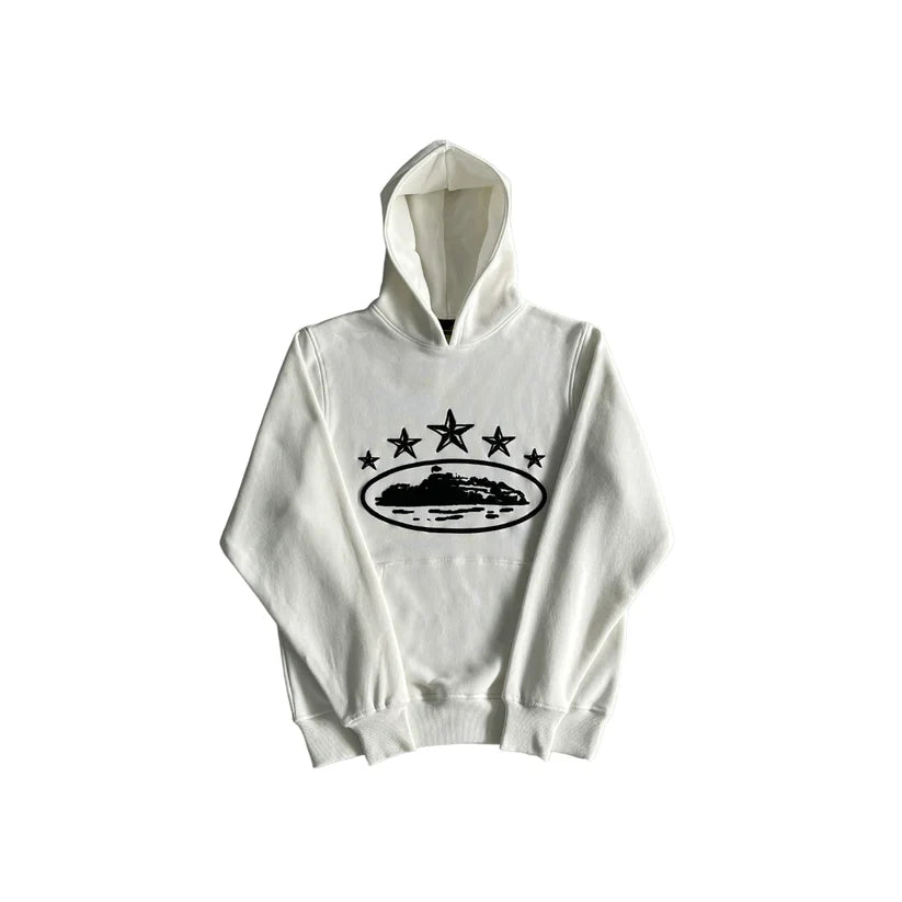 5 Starz Alcatraz Hoodie - White