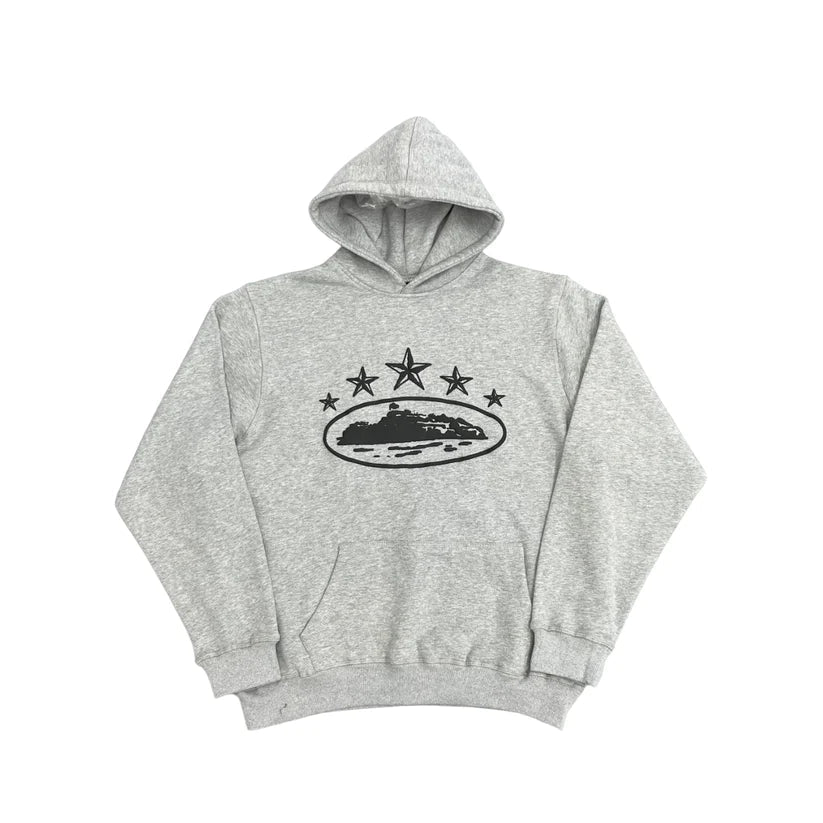 5 Starz Alcatraz Hoodie - Grey