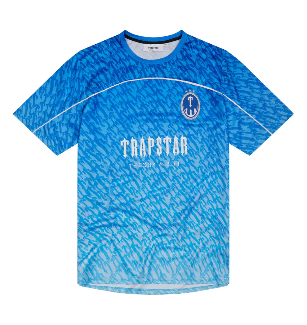 T-shirt Football Trapstar- Blue