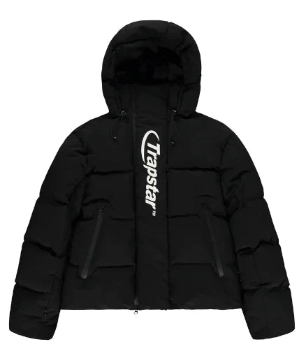 Hyperdrive Technical Puffer Jacket - Black/White