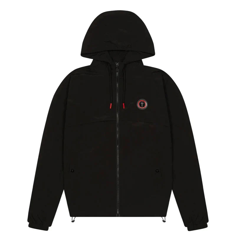 Irongate Windbreaker Jacket - Black/Red