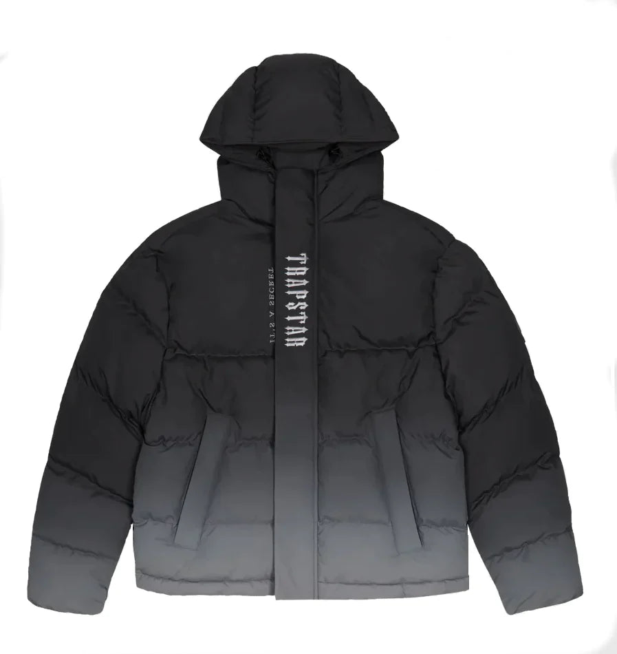 Decoded Hooded Puffer Jacket 2.0 - Black Gradient