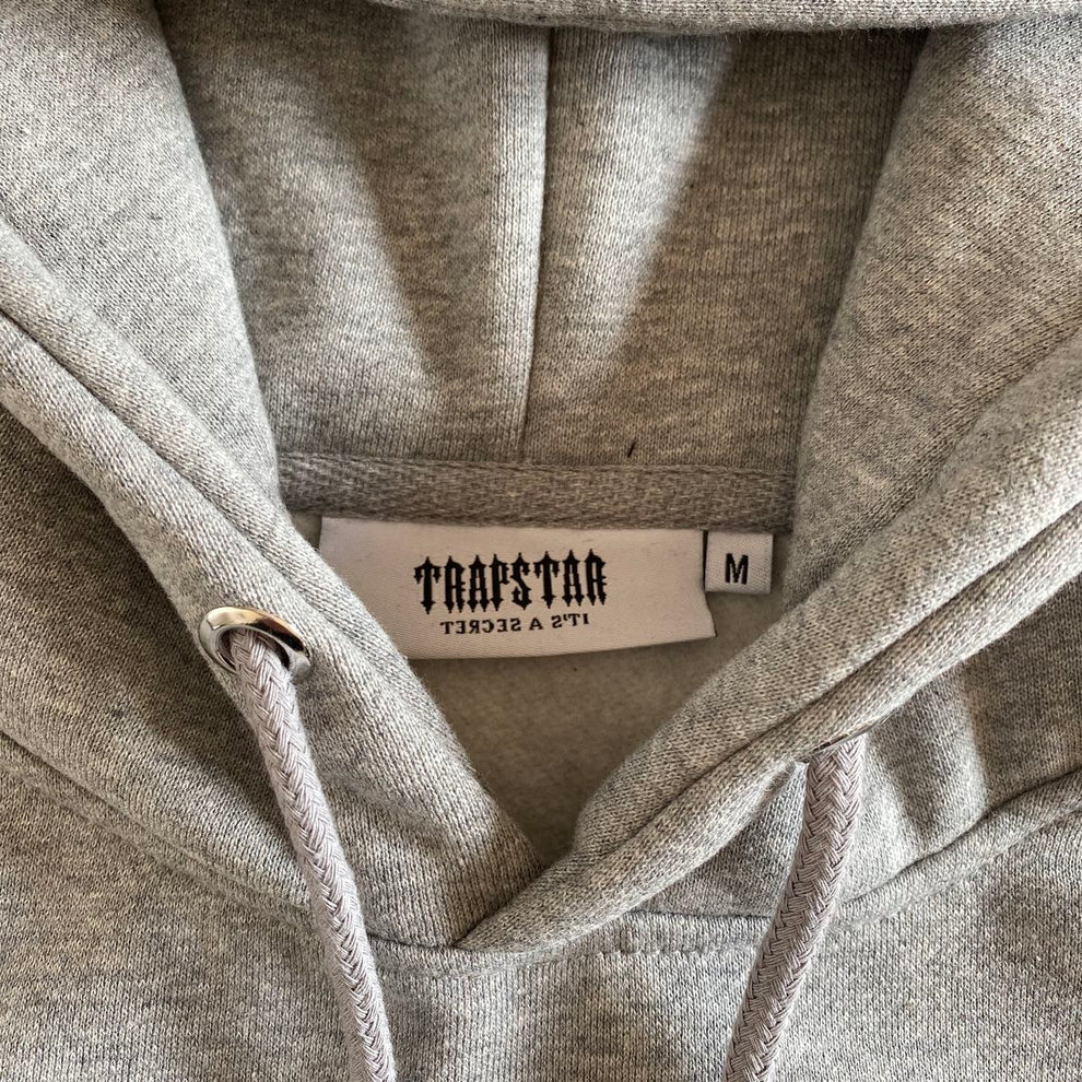 V-Stripe Hooded Tracksuit - Grey / White / Black