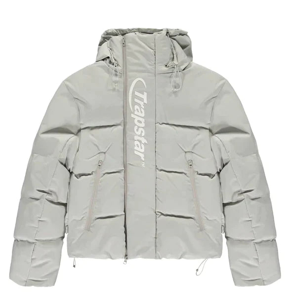 Hyperdrive Technical Puffer Jacket - Light Grey