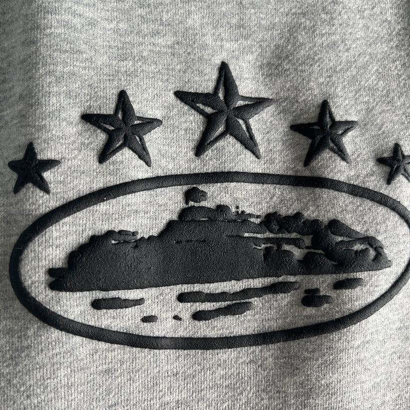 5 Starz Alcatraz Hoodie - Grey