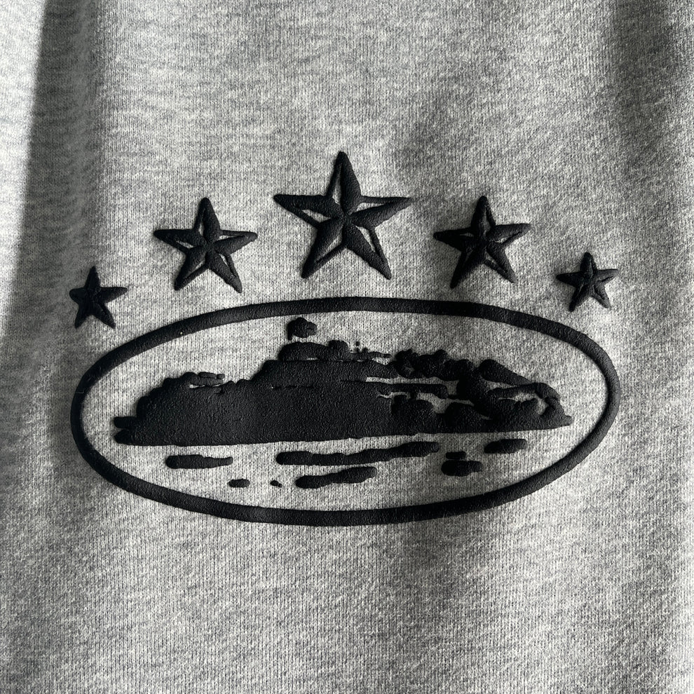 Corteiz 5 Starz Alcatraz Jogging - GREY