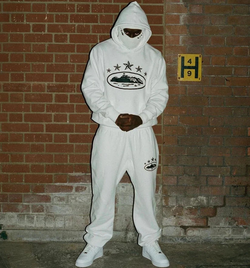 5 Starz Alcatraz Hoodie - White