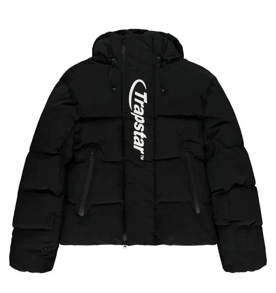 Hyperdrive Technical Puffer Jacket - Black/White