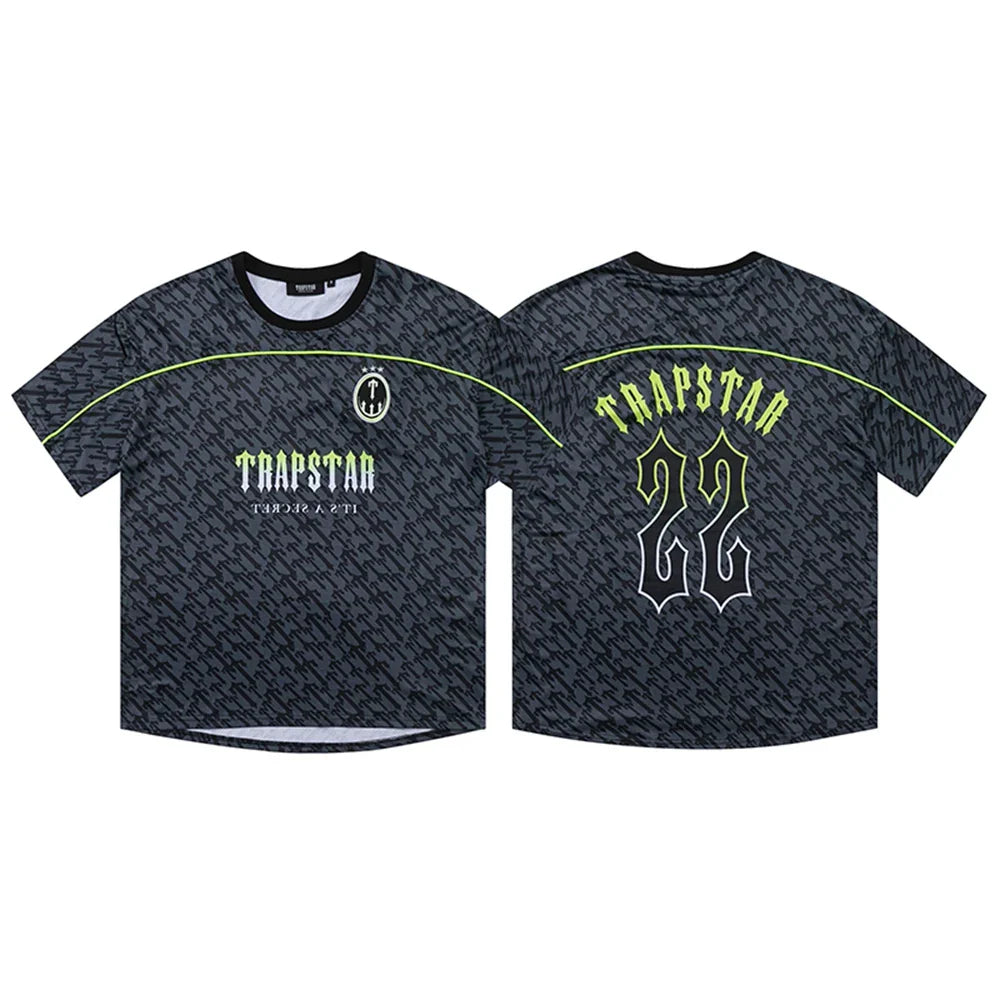 T-shirt Football Trapstar - Black