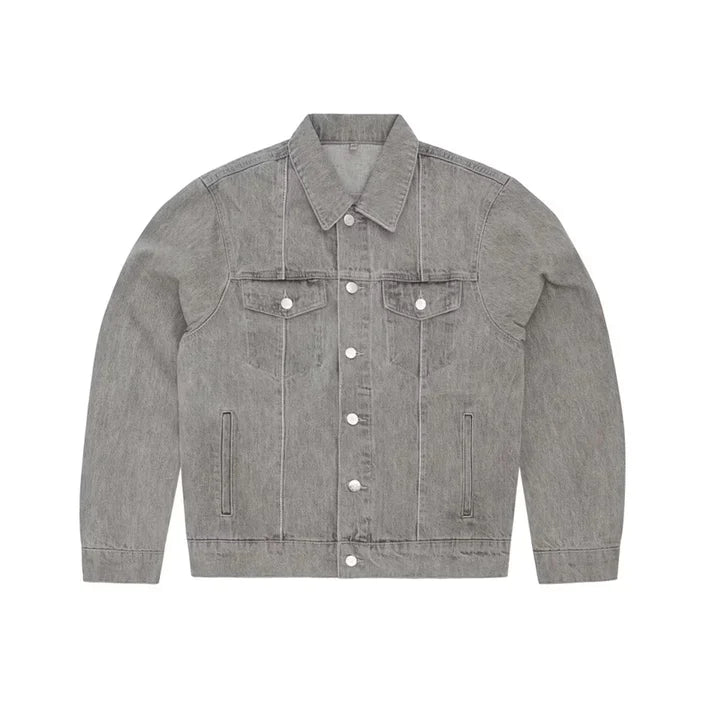 C-Star Denim Trucker Jacket - Washed Grey