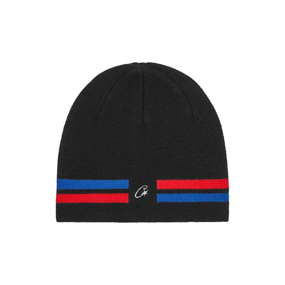 VVS Knit Beanie Black/Red/Blue