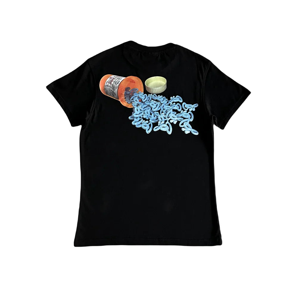 Syna World Pill Tee Short Sleeve T-shirt - Black