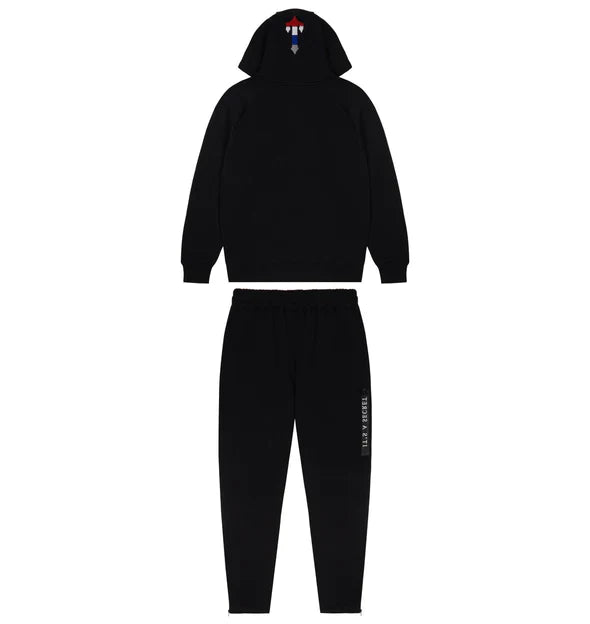 Chenille Decoded 2.0 Hooded Tracksuit - Black Revolution